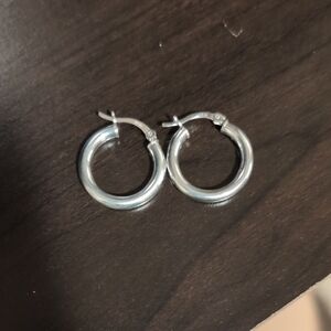 Silver Hoop Earrings
